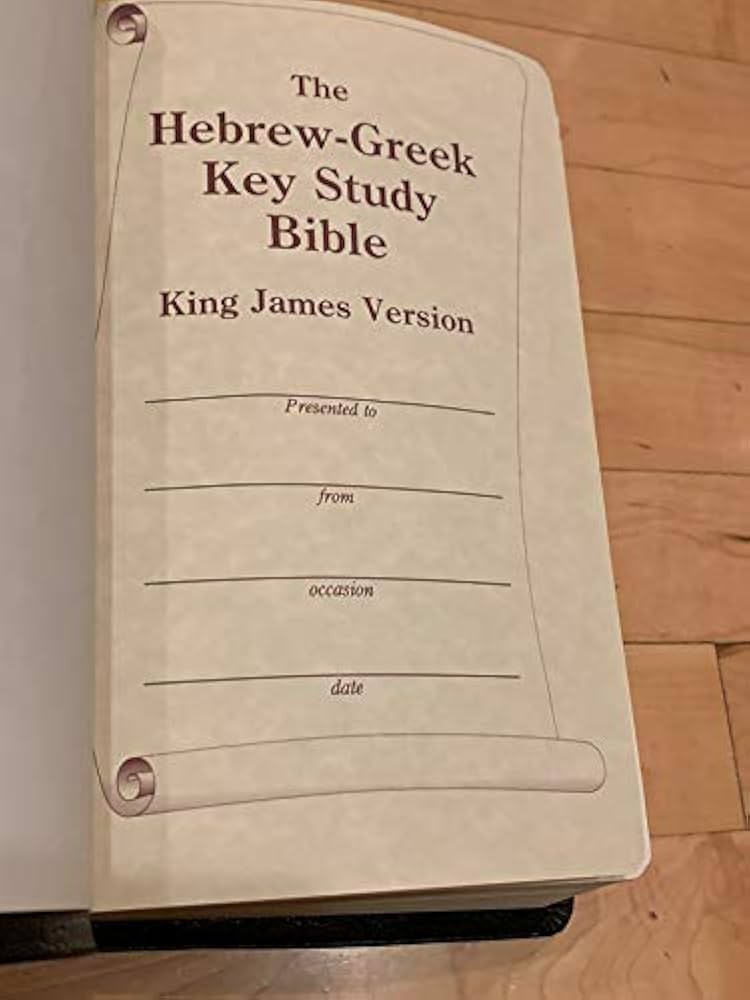 聖書　\"Hebrew-Greek KEY WORD Study Bible\" The Hebrew-Greek Key Word Study Bible: CSB Edition